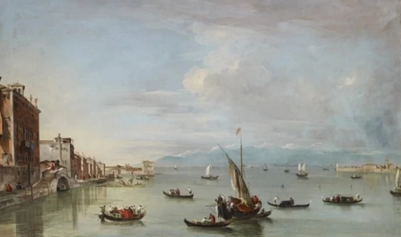 Venezia le Fondamenta Nuove con la Laguna e l'Isola di San Michele - Ashmolean Museum, University of Oxford